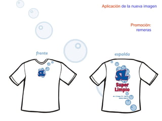 Aplicación de la nueva imagen
Promoción:
remeras