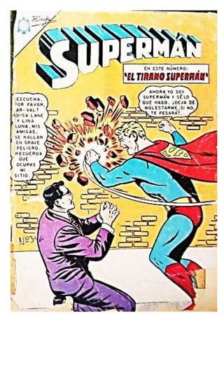 Superman, revista completa,  "El tirano Superman", 04 agosto 1965 Novaro