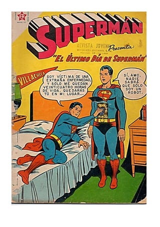 Superman el último dia de Superman, revista completa, 11 noviembre 1959 nro 212 Novaro