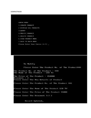 C++ COMPUTER SCIENCE PROJECT | DOCX