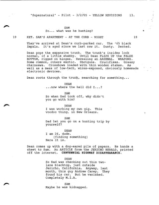 Supernatural 1.01 Pilot (20.03.05)