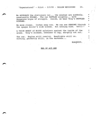 Supernatural 1.01 Pilot (20.03.05)