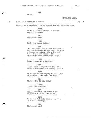 Supernatural 1.01 Pilot (20.03.05)