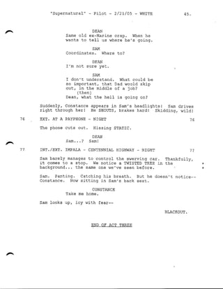 Supernatural 1.01 Pilot (20.03.05)