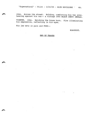 Supernatural 1.01 Pilot (20.03.05)