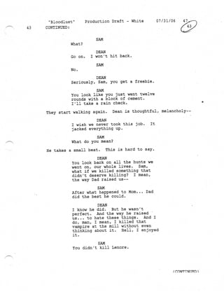Supernatural 2.03 Bloodlust