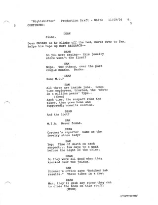 Supernatural 2.12 Nightshifter