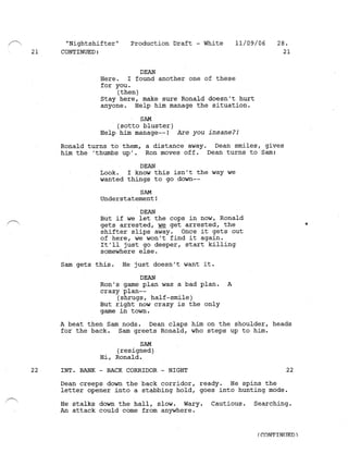 Supernatural 2.12 Nightshifter