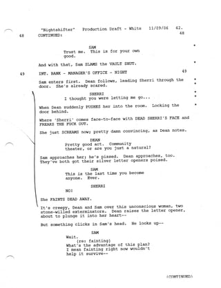 Supernatural 2.12 Nightshifter