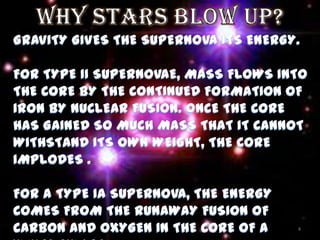 What causes a sr to blow up?




                               4
 