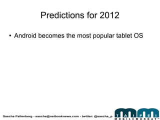 Predictions for 2012 ,[object Object]