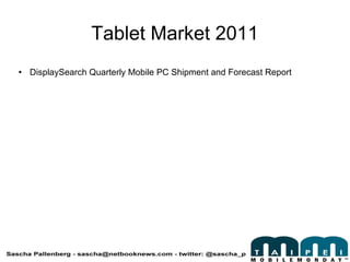 Tablet Market 2011 ,[object Object]
