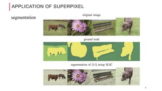 Superpixel algorithms (whatershed, mean-shift, SLIC, BSLIC), Foolad | PDF