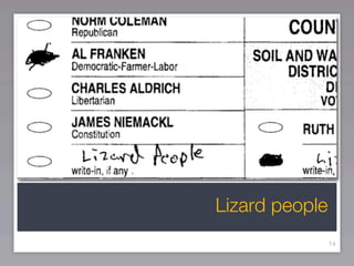 Lizard people
                14
 