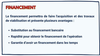 FINANCEMENT
FINANCEMENT
FINANCEMENT
FINANCEMENT
Substitution au financement bancaire
Rapidité pour obtenir le financement ...