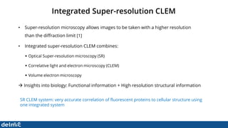 Superresolution Correlative Light and Electron Microscopy - DELMIC | PDF