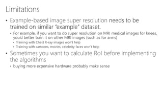 Scaling up Deep Learning Based Super Resolution Algorithms | PDF
