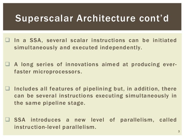 superscalar procssor superscalar procssor