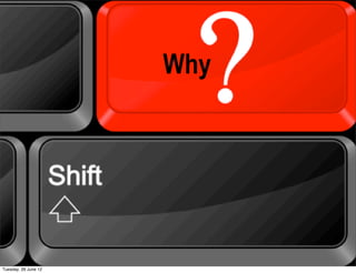 Why




Tuesday, 26 June 12
 