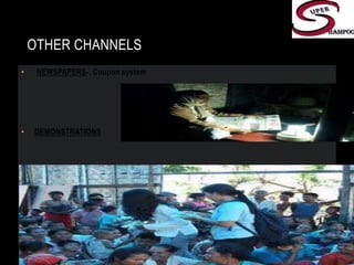 NEWSPAPERS-: Coupon systemDEMONSTRATIONSOTHER CHANNELS