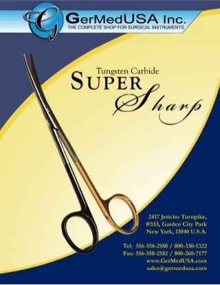 Supersharp Surgical Instruments GerMedUSa.Com