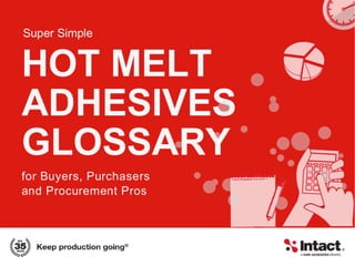 Super Simple Hot Melt Adhesives Glossary for Buyers, Purchasers and Procurement Pros