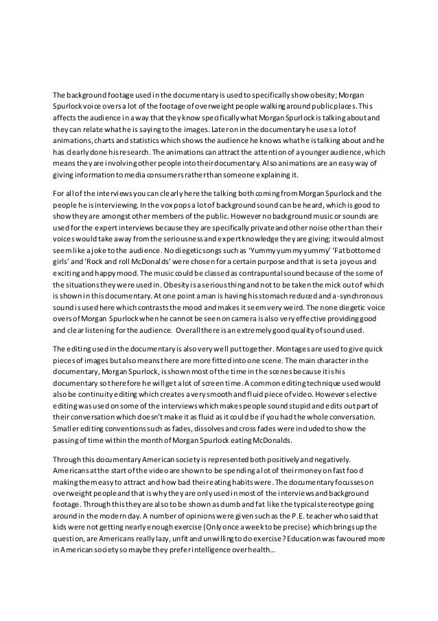 How did super size me impact society picture