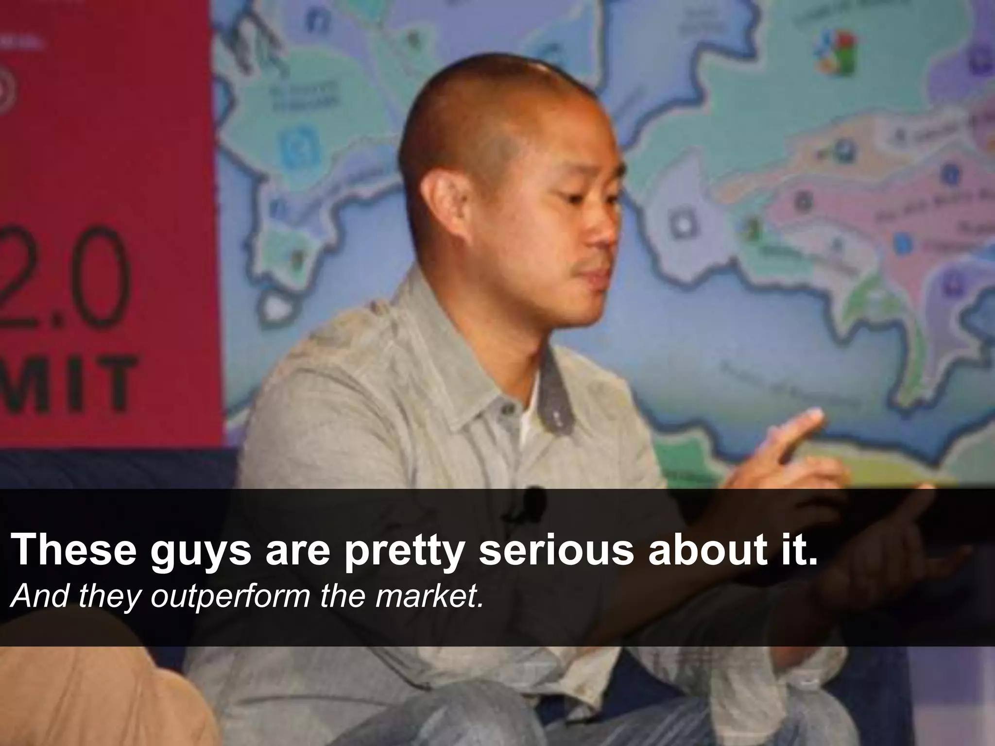 These guys are pretty serious about it.
And they outperform the market.
 