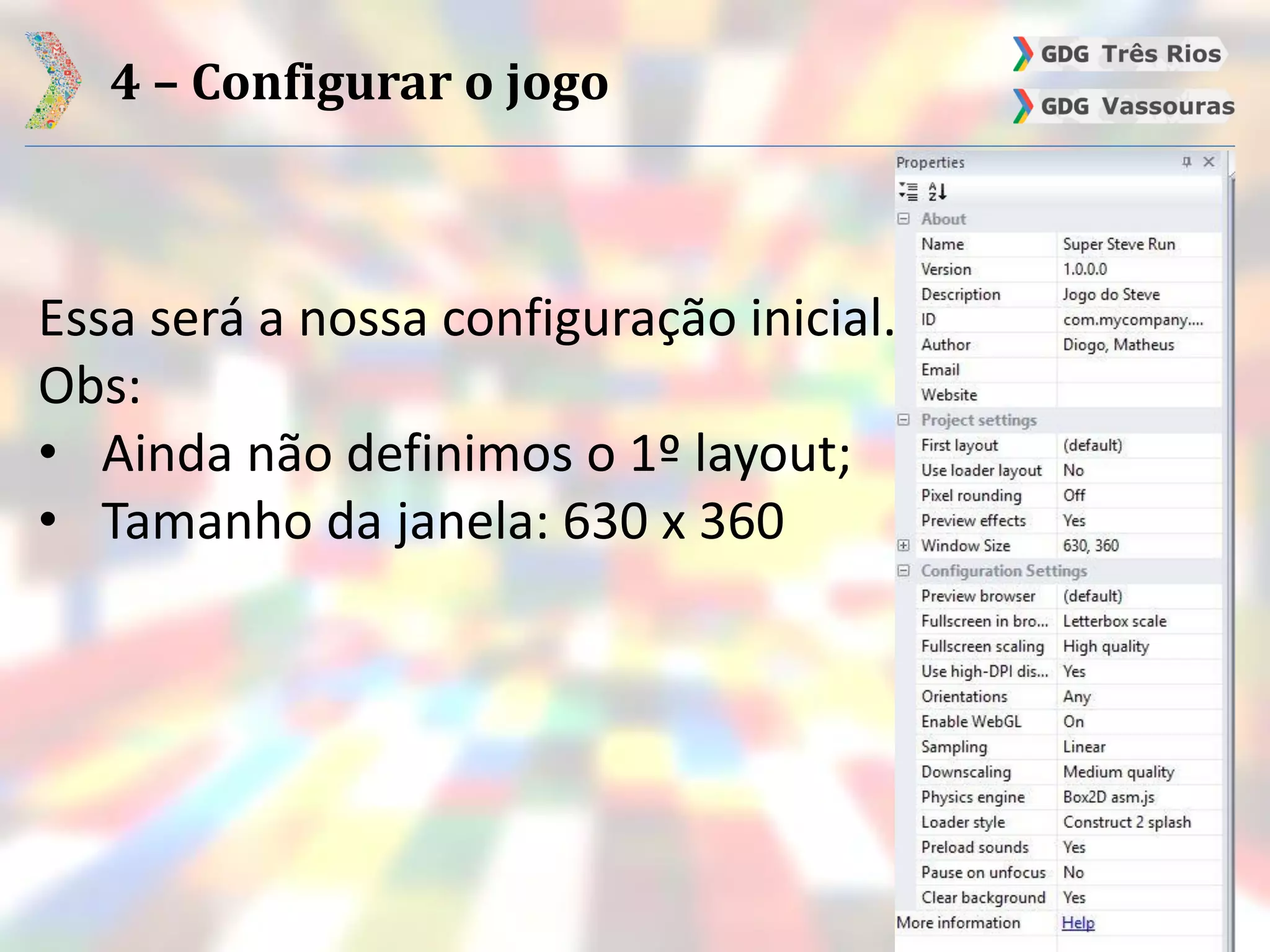 Aprendendo a Construir jogos com o Construct 2 | PPT