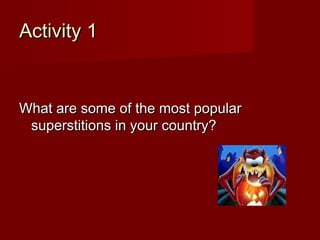 Superstitions | PPT