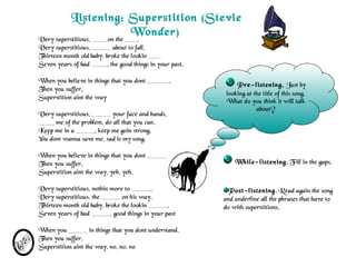 Superstitions didactic unit[1]. | PPT