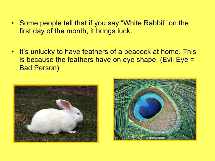 SUPERSTITIONS IN THE UK