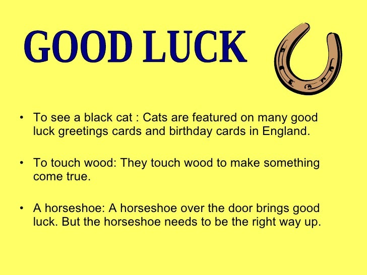 Is it considered bad luck to write now in next year’s diary? Jun 20, · Many superstitions are related to good or bad luck. For example, many Americans believe that it’s good luck to find a penny on the ground — but only if .