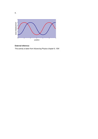 6.




                          position


External reference
This activity is taken from Advancing Physics chapter 6, 10W
 
