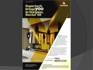 @8882512345 Supertech "Hues" in Sector 68 ,Also in Subvention Plan