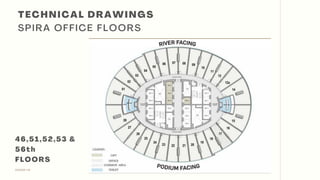 DESIGN VIII
T E C H N I C A L D R A W I N G S
S P I R A O F F I C E F L O O R S
46,51,52,53 &
56t h
F L O O R S
 