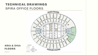 DESIGN VIII
T E C H N I C A L D R A W I N G S
S P I R A O F F I C E F L O O R S
49t h & 54t h
F L O O R S
 