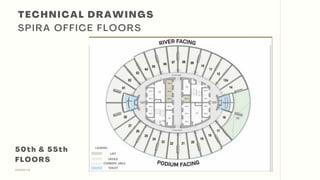 DESIGN VIII
T E C H N I C A L D R A W I N G S
S P I R A O F F I C E F L O O R S
50t h & 55t h
F L O O R S
 