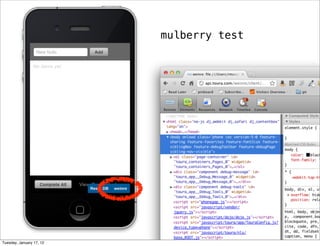 mulberry test




Tuesday, January 17, 12
 