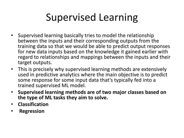 Supervised and Unsupervised Learning.pptx | Free Download