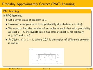 Lecture 3 (Supervised learning) | PDF