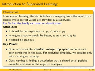 Lecture 3 (Supervised learning) | PDF | Technology & Computing