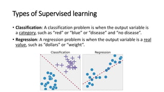 Supervised learning | PPTX