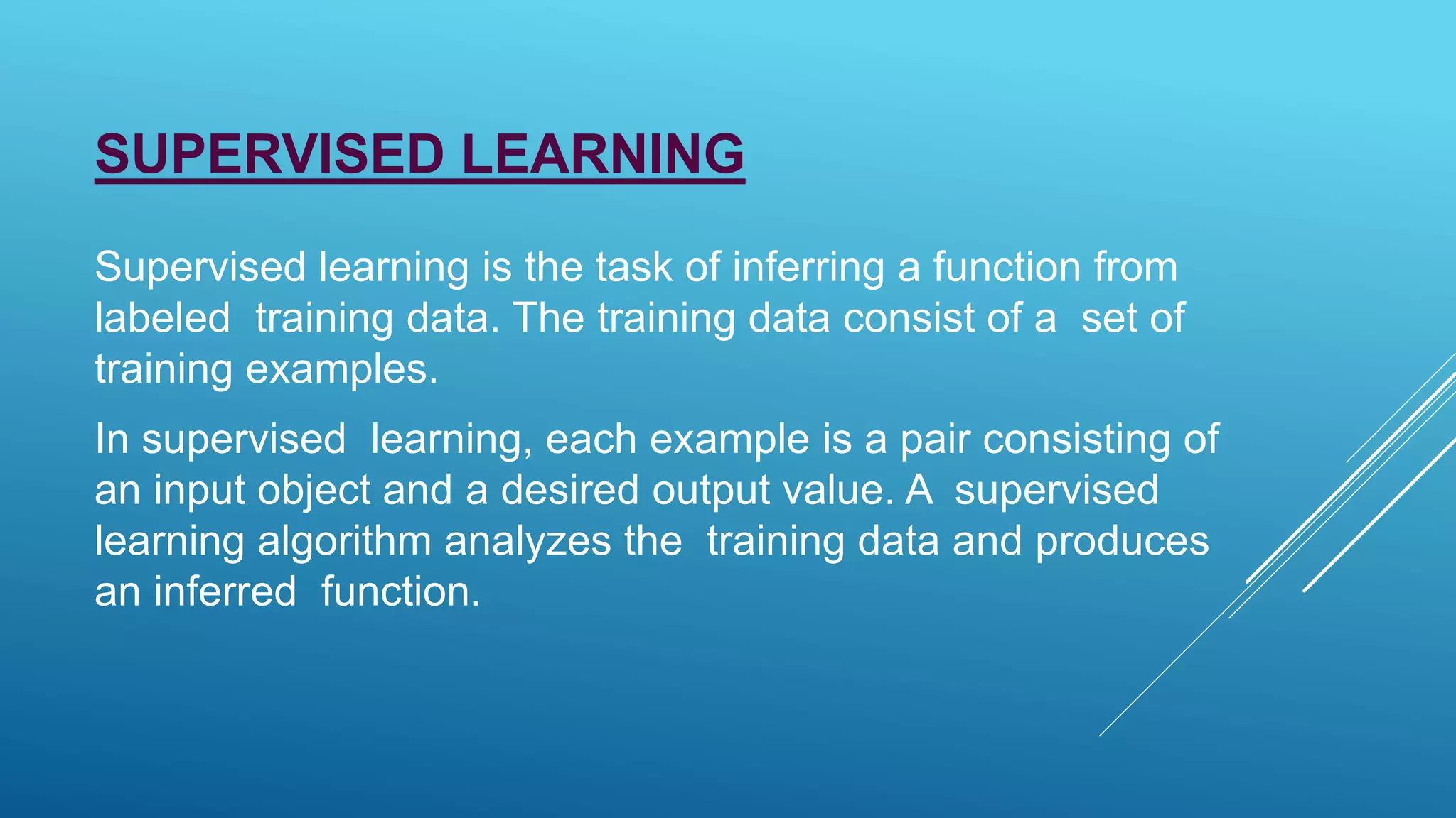 Supervised learning and Unsupervised learning | PPTX | Computing ...