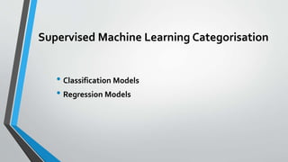 Supervised Machine Learning | PPTX