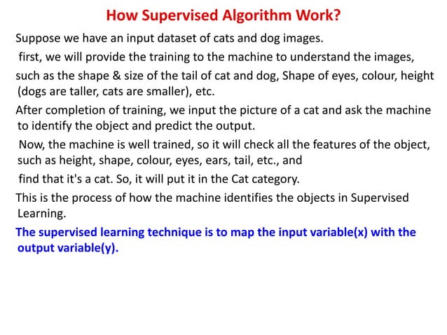 Supervised Machine Learning Algorithm | PDF