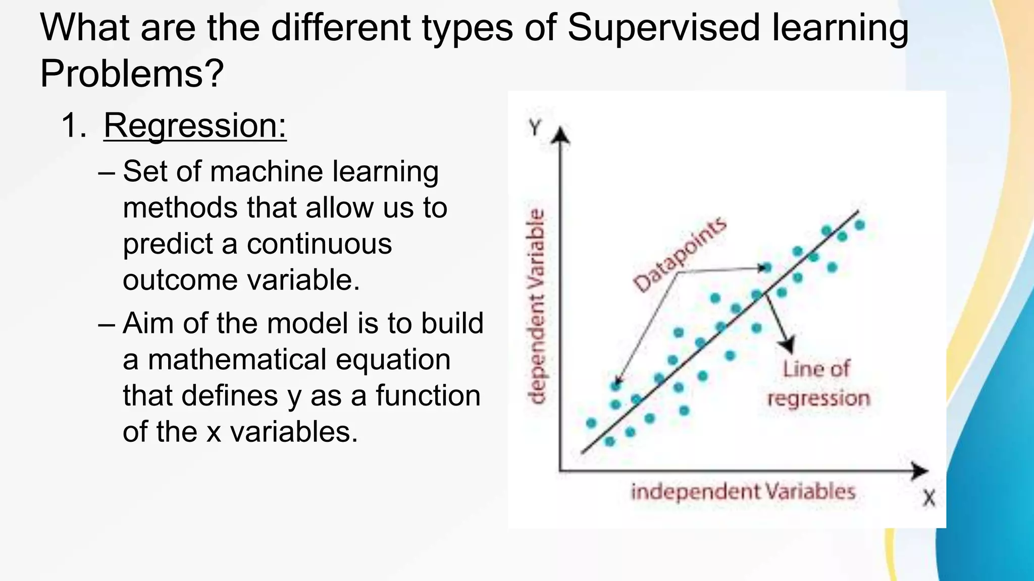Supervised machine learning algorithms(strengths and weaknesses) | PPT