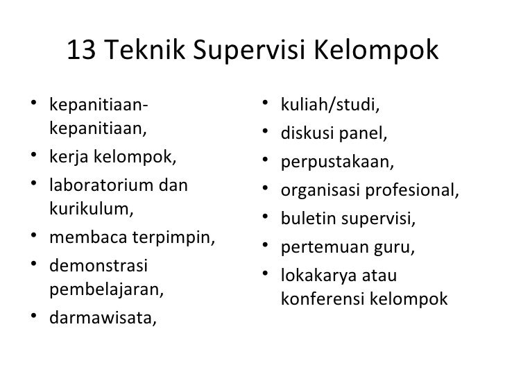 Supervisi Akademik