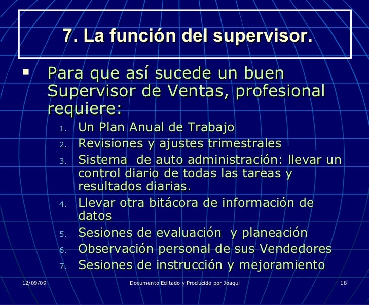 SupervisióN De Ventas, Intangibles