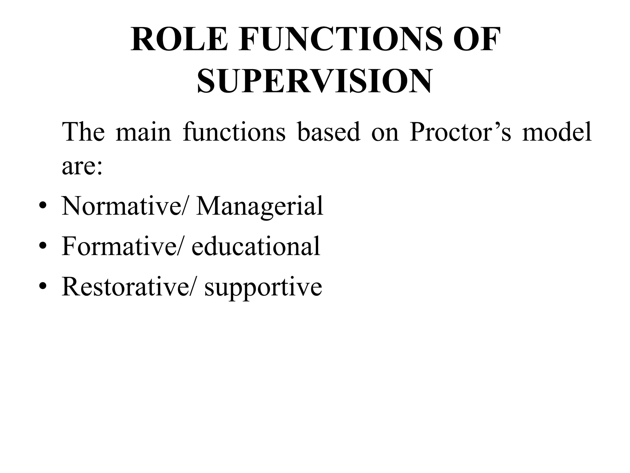 Supervision | PPTX